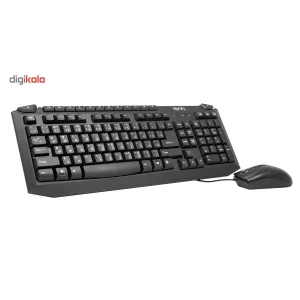 کیبورد و ماوس تسکو مدل TKM 8054N، سوییچ ممبران، Full-Size
