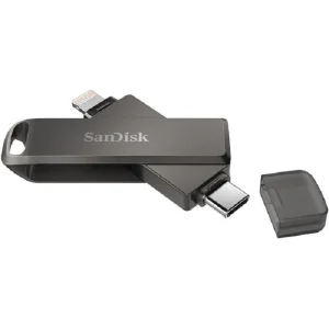 فلش مموری لایتنینگ و USB3.1 سن دیسک مدل IXPAND LUXE ظرفیت 128 گیگابایت