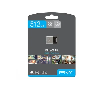 فلش مموری پی ان وای مدل ELITE-X FIT USB3.1  ظرفیت 512 گیگابایت