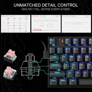 کیبورد گیمینگ ردراگون مدل GHOSTBLADE K735