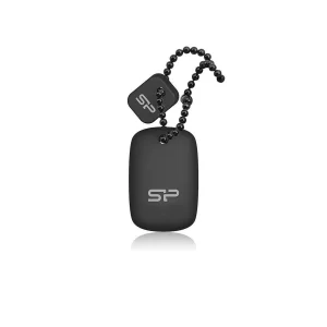فلش مموری 32 گیگابایت سیلیکون پاور مدل Jewel J07 با رابط USB سه، مقاوم در برابر آب، ضربه، لرزش و گردوغبار، دارای درپوش و زنجیر نگهدارنده