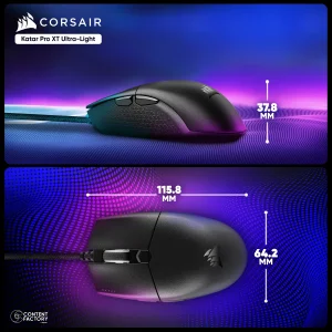 ماوس مخصوص بازی کورسیر مدل KATAR PRO XT Ultra-Light