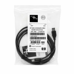 کابل رابط پرینتر اچ‌ پی مدل USB 2.0 SHIELD CABLE طول 1.8متر