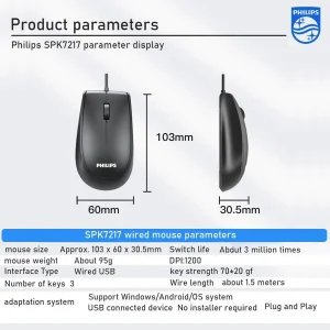 ماوس فیلیپس مدل SPK7217