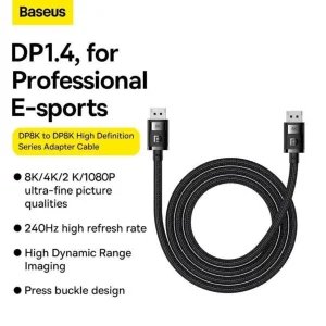کابل DisplayPort بیسوس مدل BS-OH143 طول 2 متر