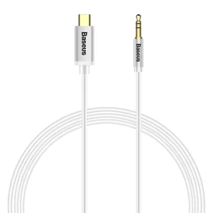 کابل انتقال صدا USB-C به جک 3.5 میلی متری باسئوس مدل M01 به طول 1.2 متر