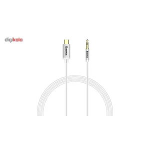 کابل انتقال صدا USB-C به جک 3.5 میلی متری باسئوس مدل M01 به طول 1.2 متر