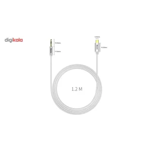 کابل انتقال صدا USB-C به جک 3.5 میلی متری باسئوس مدل M01 به طول 1.2 متر