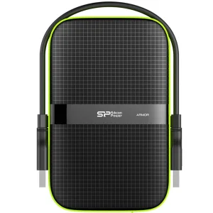 هارد اکسترنال سیلیکون پاور مدل Armor A60 ظرفیت یک ترابایت دارای رابط USB Type-A 3.2