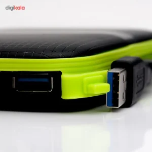 هارد اکسترنال سیلیکون پاور مدل Armor A60 ظرفیت یک ترابایت دارای رابط USB Type-A 3.2