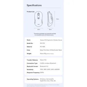 ماوس بی سیم بیسوس مدل BS-F02