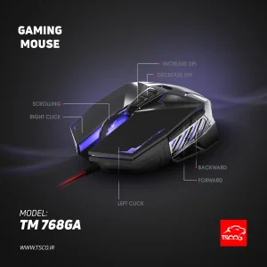 ماوس گیمینگ تسکو مدل TM 768GA