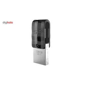 فلش مموری OTG سیلیکون پاور مدل Mobile C31 ظرفیت 128 گیگابایت