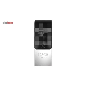 فلش مموری OTG سیلیکون پاور مدل Mobile C31 ظرفیت 128 گیگابایت
