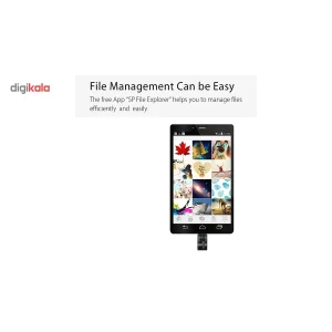 فلش مموری OTG سیلیکون پاور مدل Mobile C31 ظرفیت 128 گیگابایت