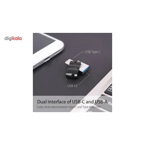 فلش مموری OTG سیلیکون پاور مدل Mobile C31 ظرفیت 128 گیگابایت