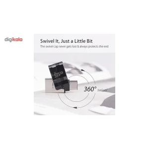 فلش مموری OTG سیلیکون پاور مدل Mobile C31 ظرفیت 128 گیگابایت