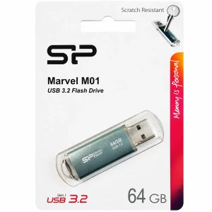 فلش مموری سیلیکون پاور مدل Marvel M01 ظرفیت 64 گیگابایت با رابط USB 3.2