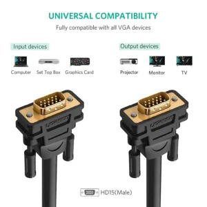 کابل VGA یوگرین مدل VG101-11646 طول 2 متر