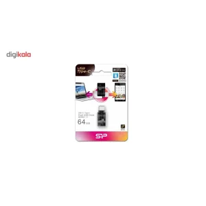 فلش مموری OTG سیلیکون پاور مدل Mobile C31 ظرفیت 64 گیگابایت