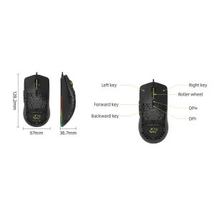 ماوس مخصوص بازی تسکو مدل GM 790