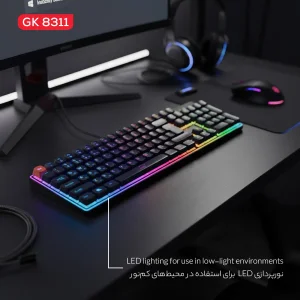 کیبورد مخصوص بازی تسکو مدل GK8311 Apollo