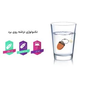 فلش مموری 64 گیگابایت سیلیکون پاور مدل Touch T30 با رابط USB 2.0 و بدنه مقاوم در برابر آب، گردوغبار، شوک و لرزش