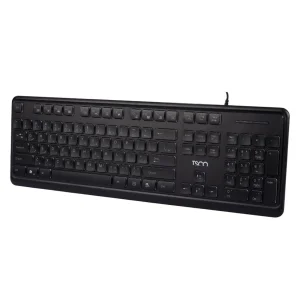 کیبورد تسکو مدل TK 8046،سوییچ ممبران، Full-size، نورپردازی RGB