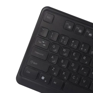 کیبورد تسکو مدل TK 8046،سوییچ ممبران، Full-size، نورپردازی RGB