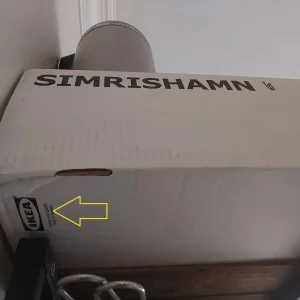 ست لوستر و آباژور ایستاده ایکیا مدل SIMRISHAMN