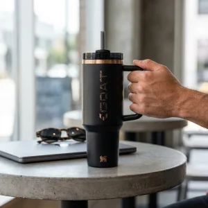 قمقمه استنلی مدل Messi x Stanley 1913 IceFlow™ Quencher 2.0 Tumbler گنجایش 1.18 لیتر