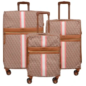 ست سه عددی چمدان دی کی ان وای مدل SIGNATURE STRIPE ST2