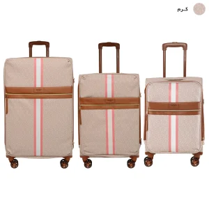 ست سه عددی چمدان دی کی ان وای مدل SIGNATURE STRIPE ST2