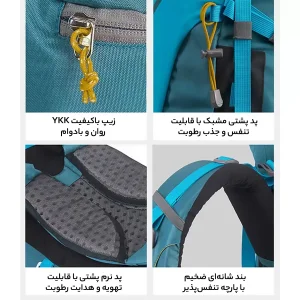 کوله پشتی کوهنوردی 45 لیتری نیچرهایک مدل NH18Y045