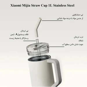 تراول ماگ شیائومی مدل Sippy Cup گنجایش 1 لیتر