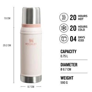 فلاسک استنلی مدل CLASSIC BOTTLE S2024 گنجایش 0.75 لیتر
