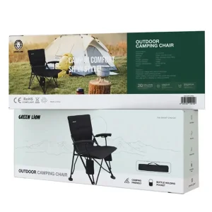 صندلی کمپینگ فضای باز گرین لاین با کیف حمل مدل GL-CH150