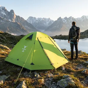 چادر کوهنوردی پکینیو مدل k2001، با ظرفیت 2 نفره و پوش دوم کامل