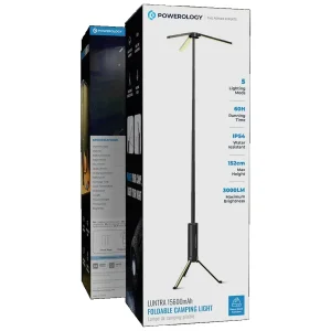 چراغ روشنایی کمپینگ پاورولوجی مدل  Luntra PPBCHA116BK