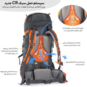 کوله پشتی کوهنوردی نیچرهایک مدل 70L Trekking