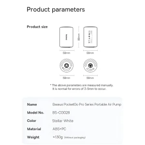 پمپ باد بیسوس مدل BS-CG028