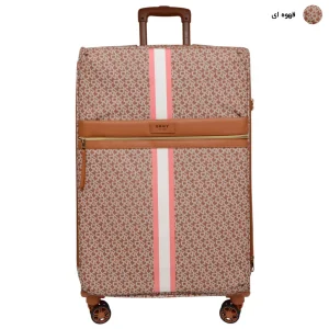 چمدان دی کی ان وای مدل SIGNATURE STRIPE ST2 28 سایز بزرگ ارتفاع 79 سانتی متر