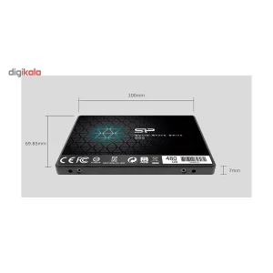 اس اس دی اینترنال SATA3.0 سیلیکون پاور مدل Slim S55 ظرفیت 960 گیگابایت