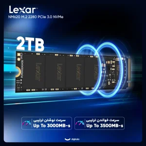 اس اس دی اینترنال PCIe Gen3 x4 لکسار مدل NM620 M.2 2280 ظرفیت 2 ترابایت