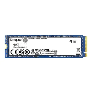 اس اس دی اینترنال PCIe Gen4 x4 کینگستون مدل SNV3S ظرفیت 4 ترابایت