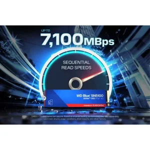 اس اس دی اینترنال M.2 PCIe Gen4 x4 NVMe وسترن دیجیتال مدل SN5100 NEW ظرفیت چهار ترابایت
