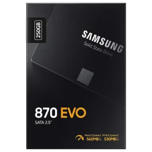 اس اس دی اینترنال SATA III سامسونگ مدل EVO 870 ظرفیت 250 گیگابایت