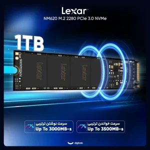 اس اس دی اینترنال PCIe Gen3 x4 لکسار مدل NM620 ظرفیت 1 ترابایت