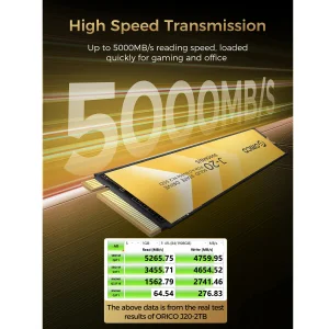 اس اس دی اینترنال PCIe Gen4 x4 اوریکو مدل J20-2TB ظرفیت 2 ترابایت