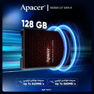 اس اس دی اینترنال SATA III اپیسر مدل AS350X ظرفیت 128 گیگابایت